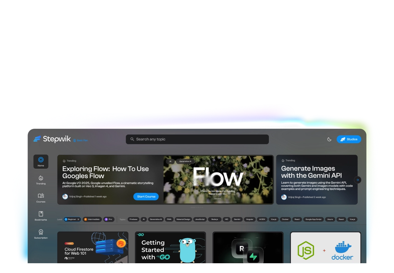 Stepwik platform preview