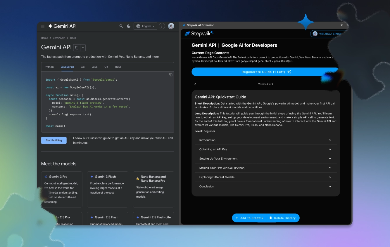 Chrome extension preview