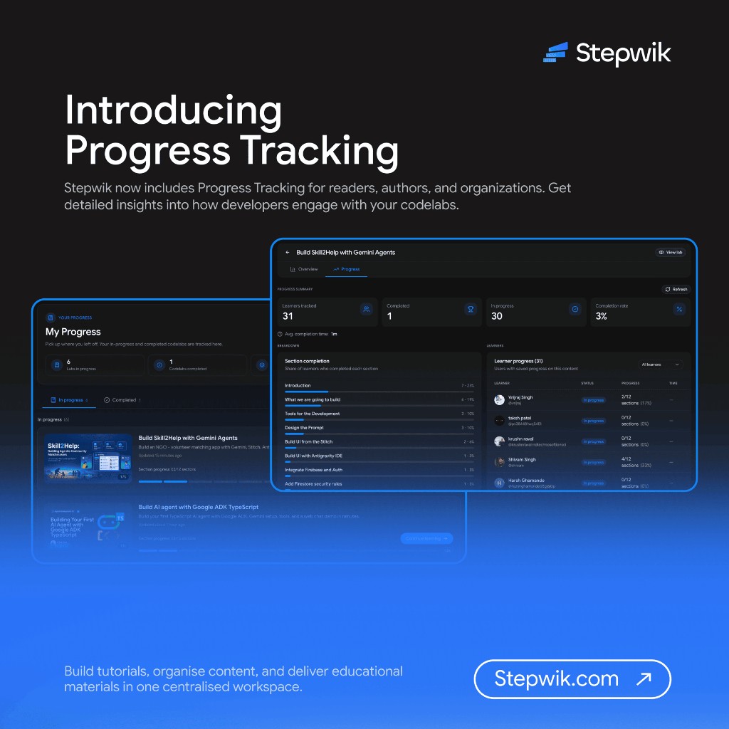 Introducing Progress Tracking