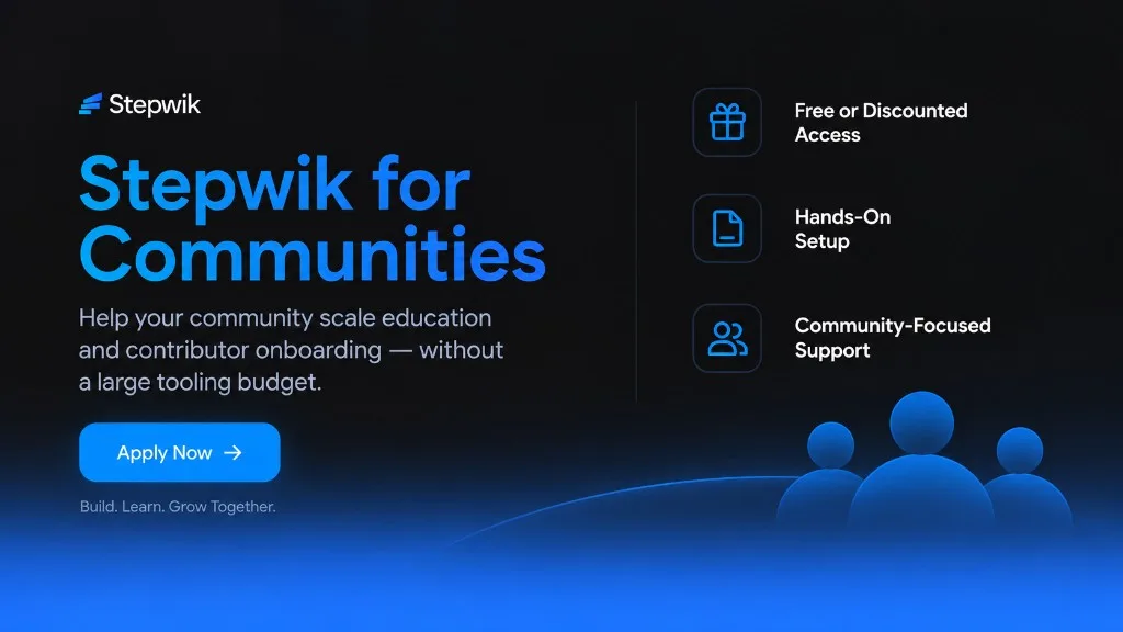 Introducing Stepwik for Communities